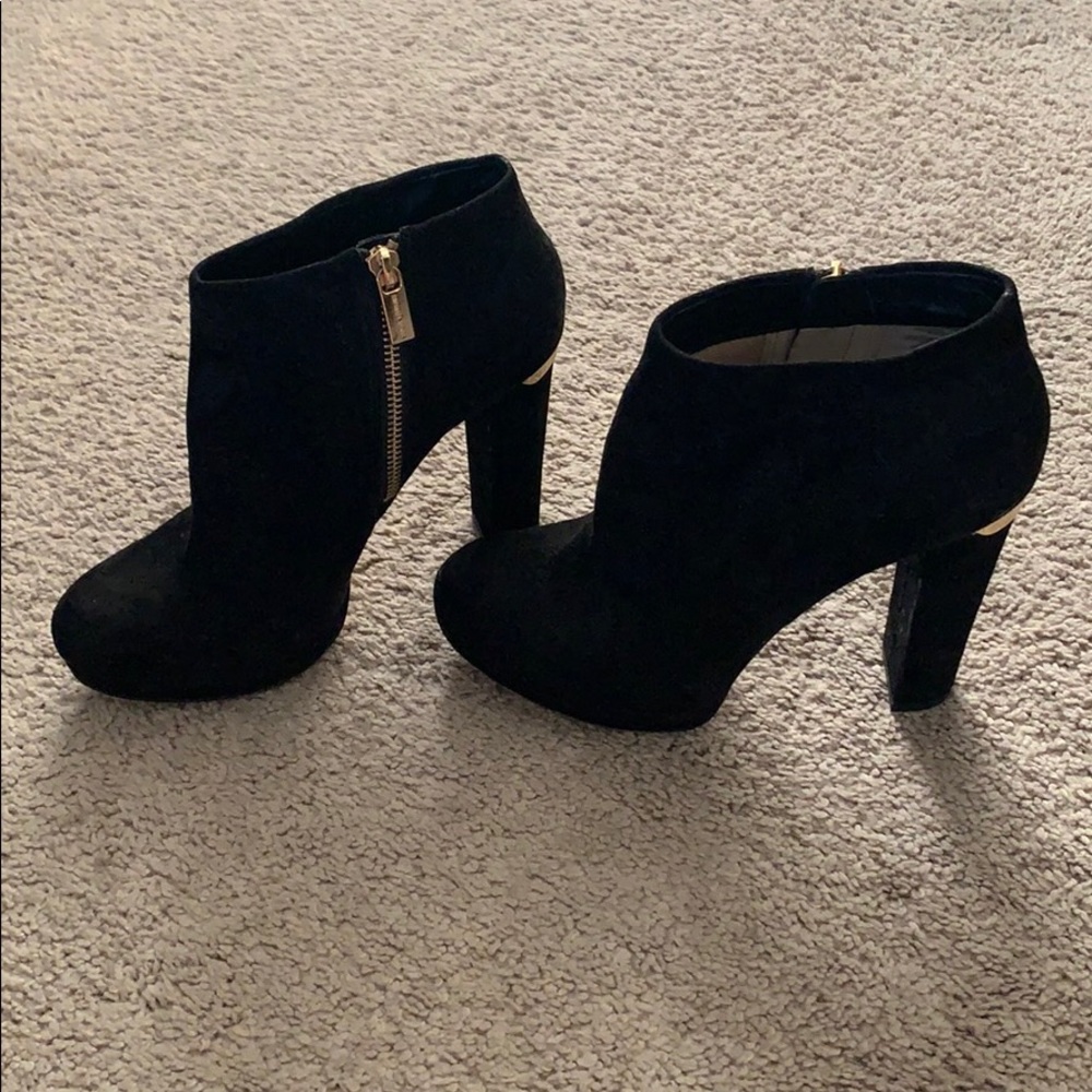 Michael kors black booties